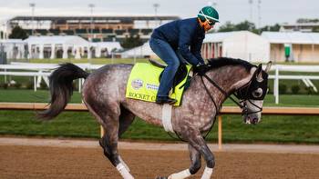 Kentucky Derby horses Tapit Trice, Reincarnate, Hit Show, Rocket Can