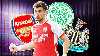 Kieran Tierney transfer news odds: Celtic just trail Newcastle in race but Arsenal stay most likely as it stands