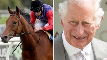 King Charles has his first winner as Just Fine carries Royal silks home in front at Leicester