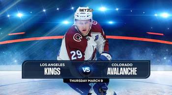 Kings vs Avalanche Prediction, , Stream, Odds and Picks Mar 9