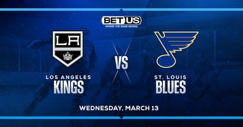 Kings vs Blues Prediction, Odds, Picks and Player Prop Pick