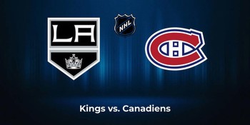 Kings vs. Canadiens: Odds, total, moneyline