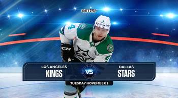 Kings vs Stars Nov. 01 Prediction, Preview, Odds & Picks