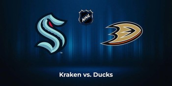 Kraken vs. Ducks: Odds, total, moneyline