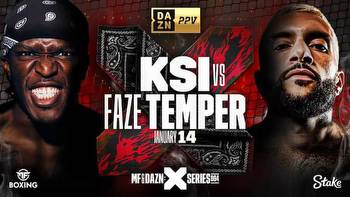 KSI vs Faze Temperrr Preview: Predictions, Fight Time, Venue, Odds & Free Bet