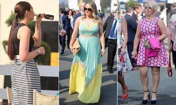 Ladies arrive for first day of Crabbie's Grand National 2015 at Aintree