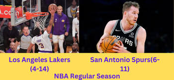 LAL vs SAS Dream11 Prediction NBA Live LA Lakers vs San Antonio Spurs