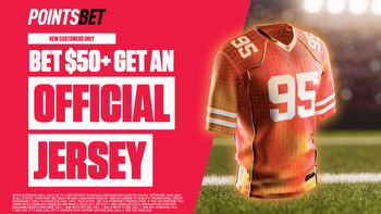 LAST CHANCE: Get an Official Jersey for Just $50 From Fanatics and PointsBet PA