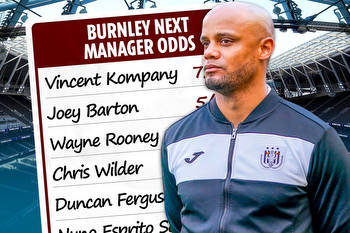 latest: Vincent Kompany odds SUSPENDED as Man City legend targets first Clarets signing