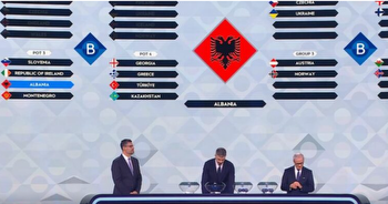 League of Nations draw, the odds favor Albania; red and black again against the Czech Republic
