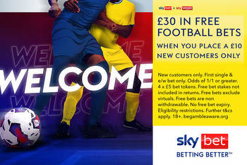 Lens v Arsenal offer: Bet £10 and get £30 in free bets with Sky Bet