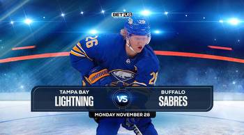 Lightning vs Sabres Prediction, Stream, Odds & Picks Nov 28