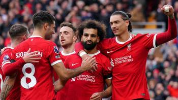 Liverpool 2-0 Everton: Mohamed Salah goals win controversial Merseyside derby after Ashley Young is sent off