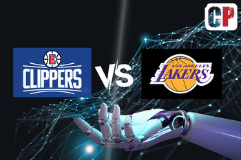 Los Angeles Clippers at Los Angeles Lakers AI NBA Prediction 11123