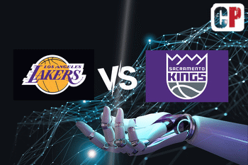 Los Angeles Lakers at Sacramento Kings AI NBA Prediction 102923