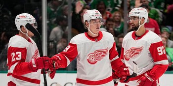 Lucas Raymond Game Preview: Red Wings vs. Blues