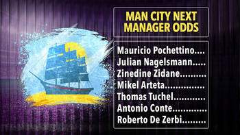 Man City next manager odds: Pochettino favourite to replace Guardiola, Arteta, Zidane and Conte shortlisted, Klopp 25-1
