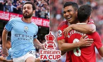 Man City vs Man United: FA Cup final start time, how to watch, odds