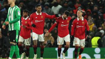 Man Utd 4-1 Real Betis LIVE RESULT: Erik ten Hag's unchanged side fight back in style after Liverpool thrashing