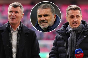 Man Utd legends Roy Keane and Gary Neville savaged for Ange Postecoglou comments by ex-Premier League champion