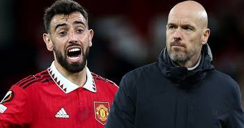 Man Utd news: Erik ten Hag left frustrated as Bruno Fernandes joins Lionel Messi