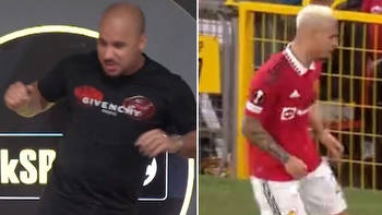 Man Utd star Antony slammed as 'embarrassing' and a 'bluffer' by Gabby Agbonlahor as ex-England ace mocks infamous spin
