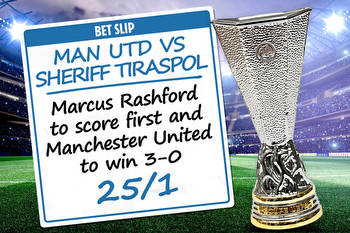 Man Utd vs Sheriff Tiraspol: Get Marcus Rashford to score first and Red Devils to win 3-0 at 25/1 with Sky Bet