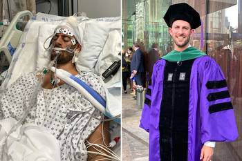 Man with brain injury defies odds, graduates from med school