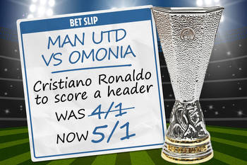 Manchester United v Omonia: Get Ronaldo to score a header tonight now at 5/1 with Sky Bet!