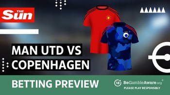 Manchester United vs Copenhagen betting preview: odds and predictions