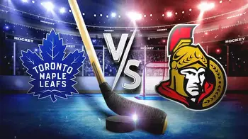 Maple Leafs-Senators prediction, odds, pick, how to watch