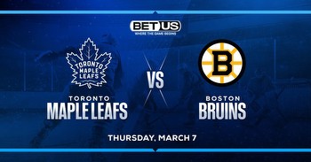 Maple Leafs vs Bruins Prediction, Odds and ATS Pick