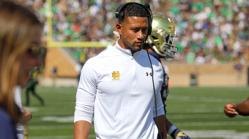 Marcus Freeman Talks Jacob Lacey Leaving Notre Dame, Offensive Line, Injury Updates