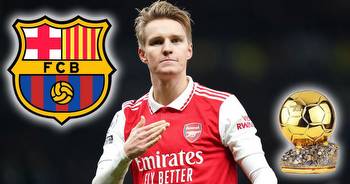 Martin Odegaard's title prediction, Ballon d'Or claim and Barcelona transfer statement