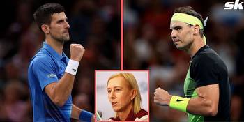 Martina Navratilova picks favorite between Rafael Nadal and Novak Djokovic to lead Grand Slam race at end of 2023