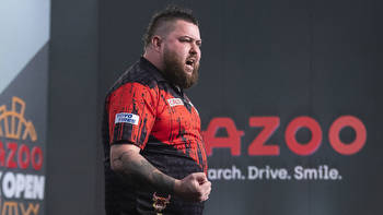 Michael Smith sneaks past Josh Rock in epic encounter at the Cazoo European Championship