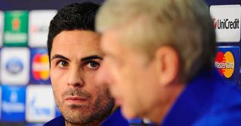 Mikel Arteta disagrees with Arsene Wenger's Arsenal title prediction with 'better' claim