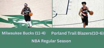 MIL vs POR Dream11 Prediction NBA Live Milwaukee Bucks vs Portland Trail Blazers