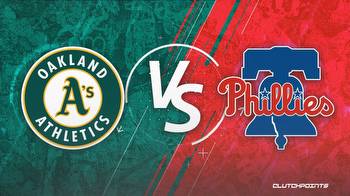 MLB Odds: A's vs. Phillies prediction, odds, and pick