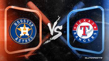 MLB Odds: Astros-Rangers prediction, odds and pick