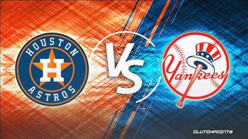 MLB Odds: Astros vs. Yankees prediction, odds and pick