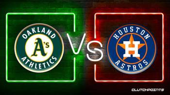 MLB Odds: Athletics-Astros prediction, odds and pick