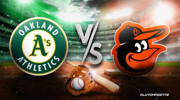 MLB Odds: Athletics-Orioles prediction, pick, how to watch