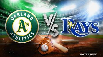 MLB Odds: Athletics-Rays prediction, pick, how to watch