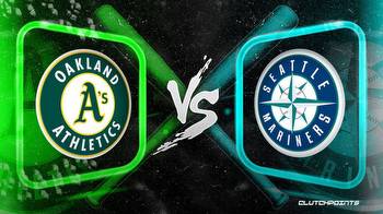 MLB Odds: Athletics vs. Mariners prediction, odds and pick