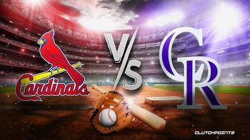 MLB Odds: Cardinals-Rockies prediction, pick, how to watch