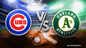 MLB Odds: Cubs-Athletics prediction, pick, how to watch