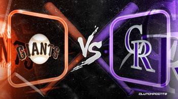 MLB Odds: Giants vs. Rockies prediction, odds, pick