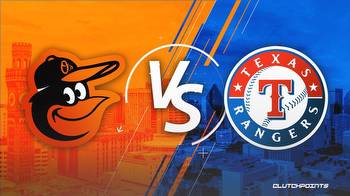 MLB odds: Orioles vs. Rangers prediction, odds and pick