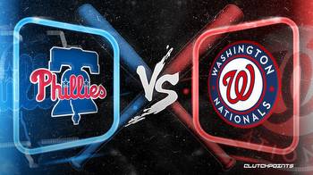MLB Odds: Phillies-Nationals prediction, odds and pick